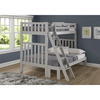 Alaterre Furniture Aurora Twin Over Full Wood Bunk Bed, Dove Gray, Width: 58 AJAU0180